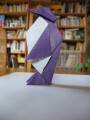 Ein Origami-Pinguin